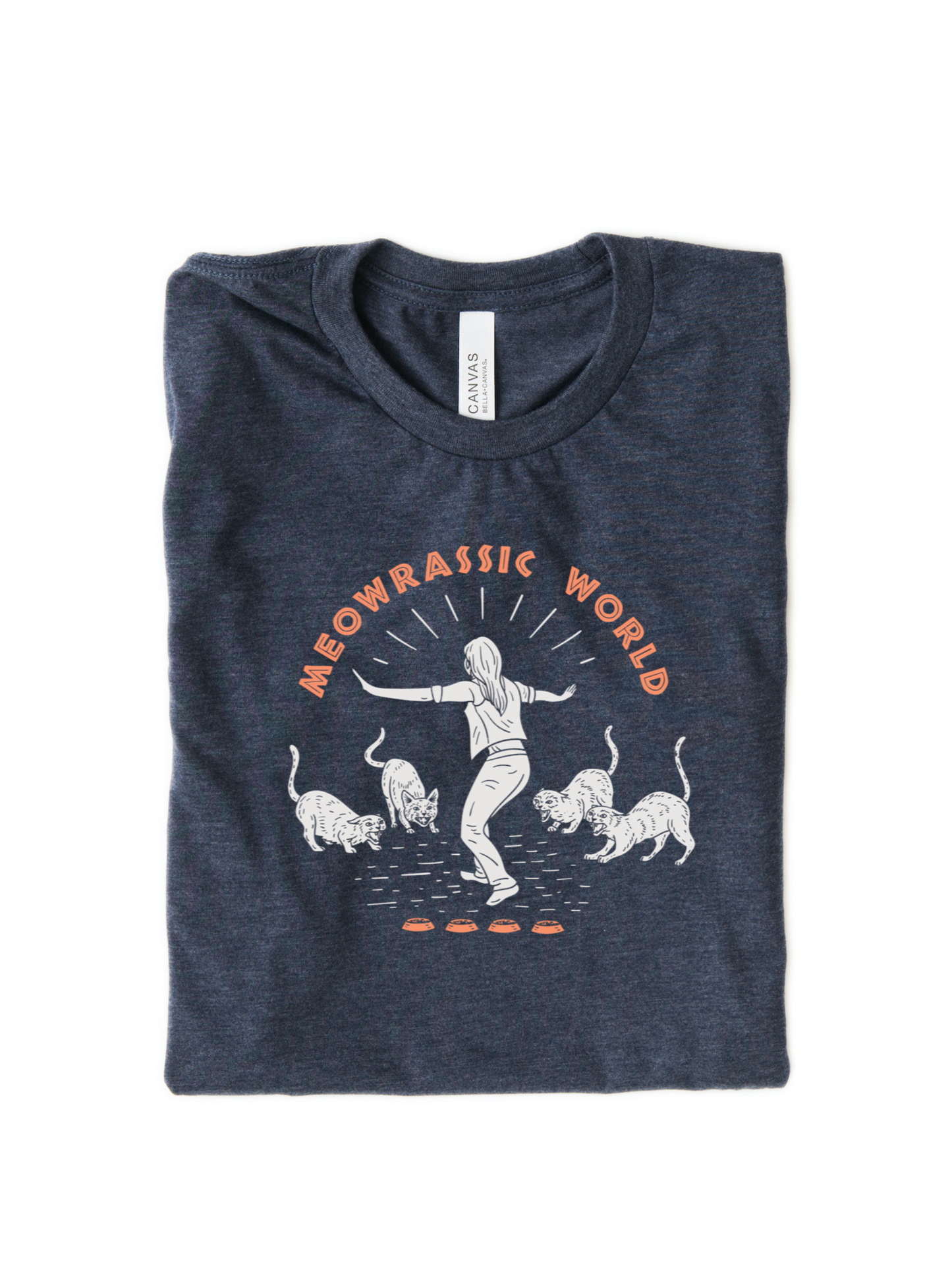 Meowrassic World Tee