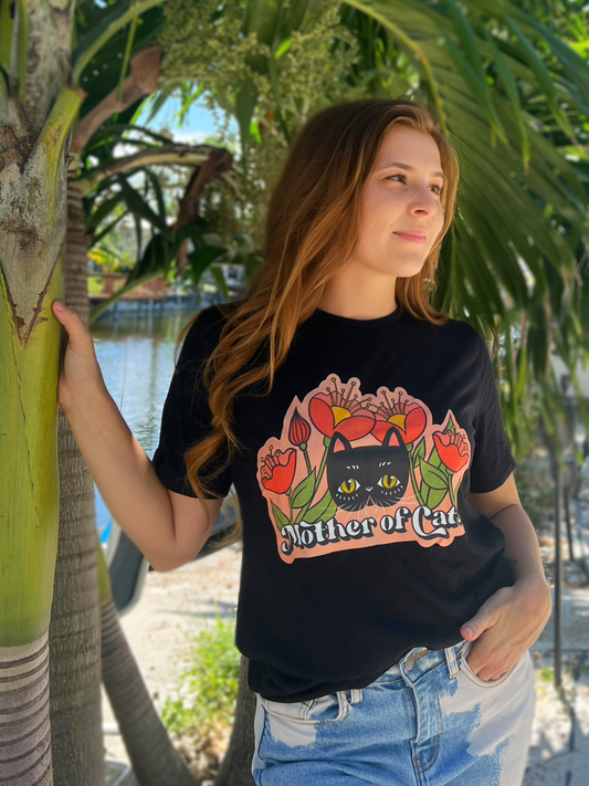 Mother of Cats Tee